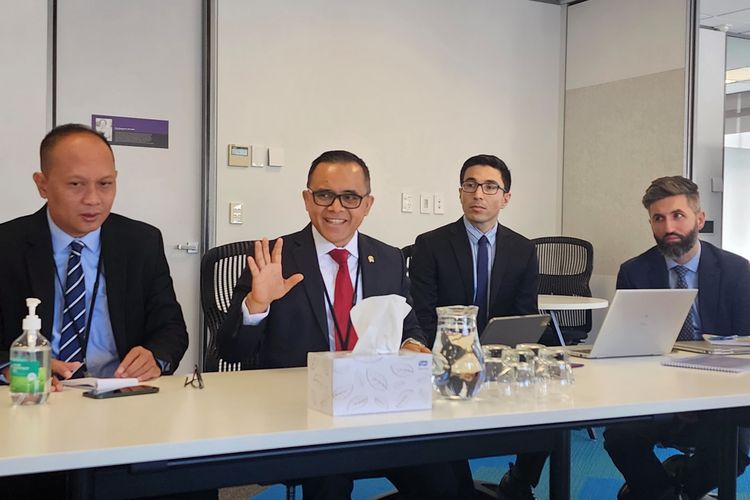 Menteri Pendayagunaan Aparatur Negara dan Reformasi Birokrasi (Menpan RB) Abdullah Azwar Anas melakukan kunjungan kerja New Zealand Public Service Commission (NZPSC), di Wellington, Senin (5/8/2024). 
