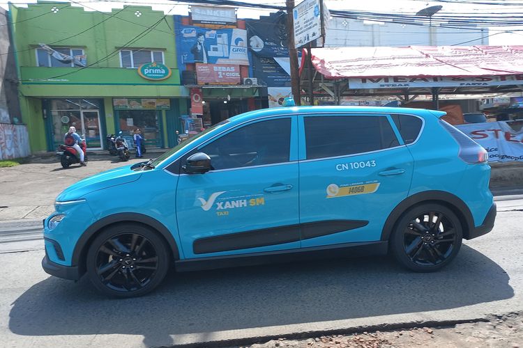 Taksi Xanh SM yang mengandalkan mobil listrik VinFast