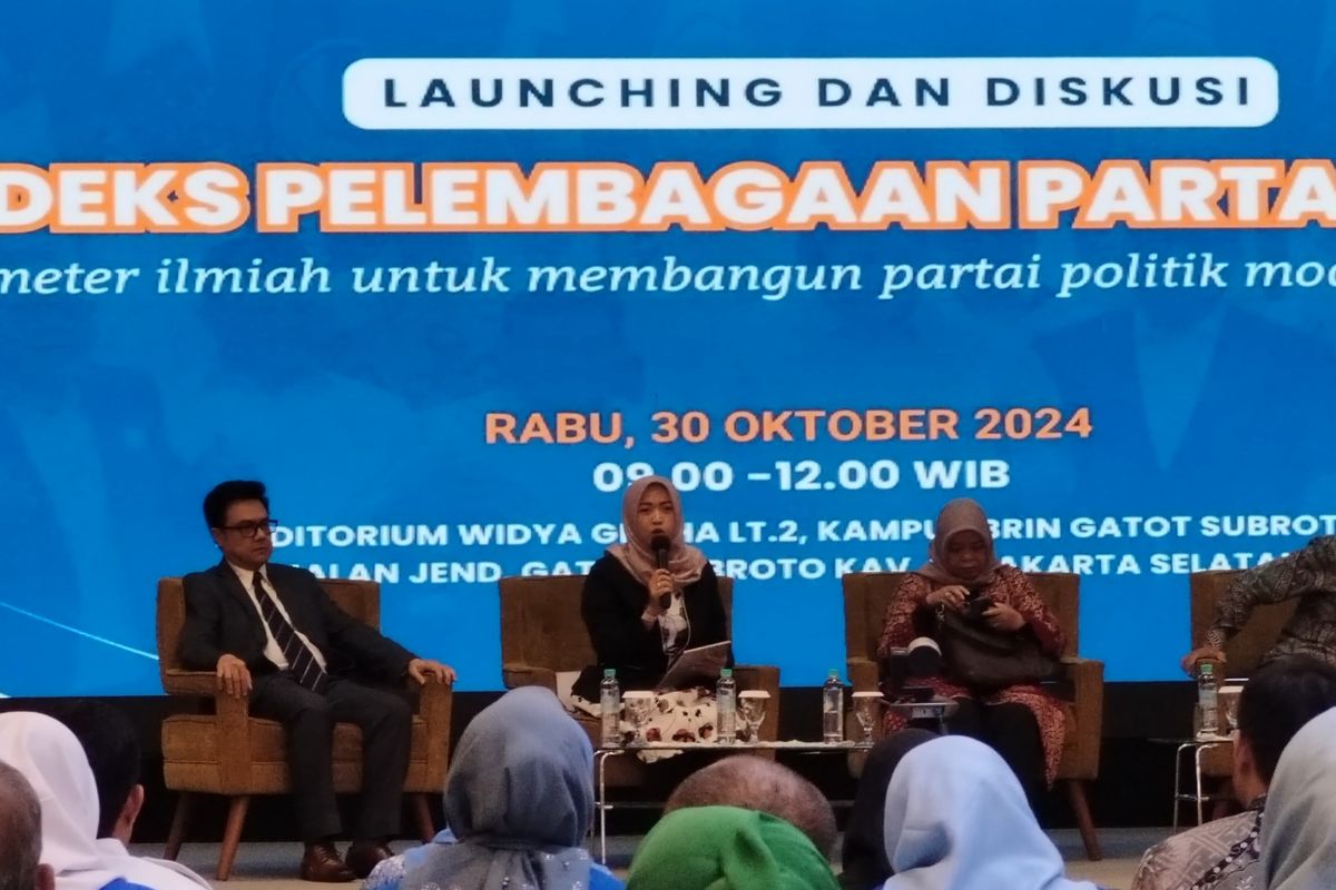 Peneliti BRIN Ungkap Mayoritas Persen Parpol Sudah Mandiri, PKS dan PDI-P Raih Skor Tertinggi