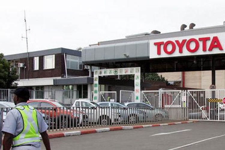 Pabrik Toyota yang ada di wilayah Durban, Afrika Selatan.