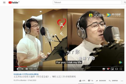 Cara China Bangkit di Tengah Wabah Corona: Dari Video Kentut hingga Nyanyian Jackie Chan dkk