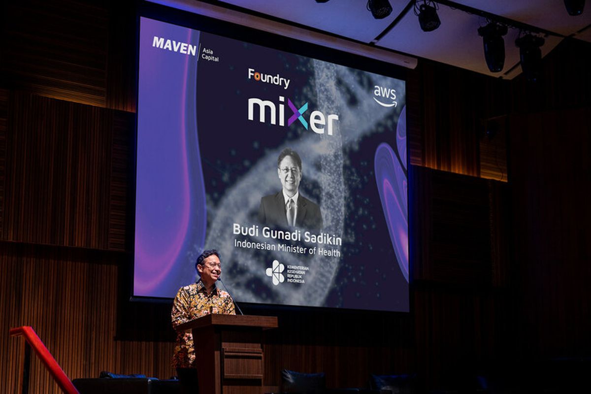 Menteri Kesehatan RI, Budi Gunadi Sadikin dalam Foundry Mixer Healthcare, (12/9/2023)