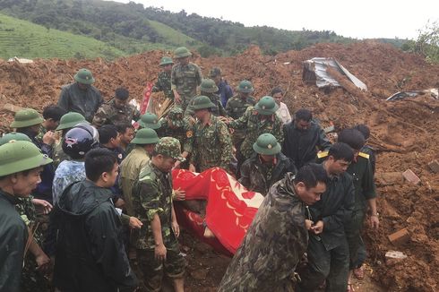 Bencana Alam di Vietnam Telan Korban Tewas 90 Orang 