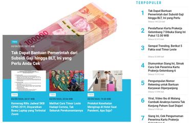 Berita populer Tren sepanjang Kamis (3/9/2020) hingga Jumat (4/9/2020) pagi.