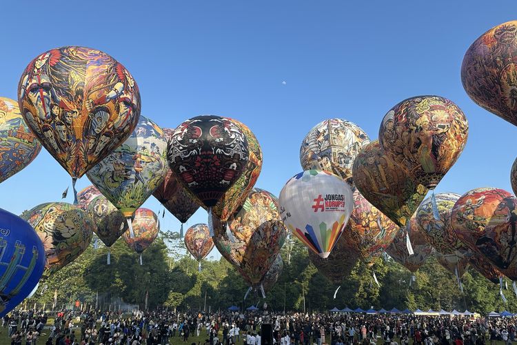 Sambut Festival di Meksiko, 20 Pegiat Gotong Royong Bikin Balon Udara Khas Wonosobo