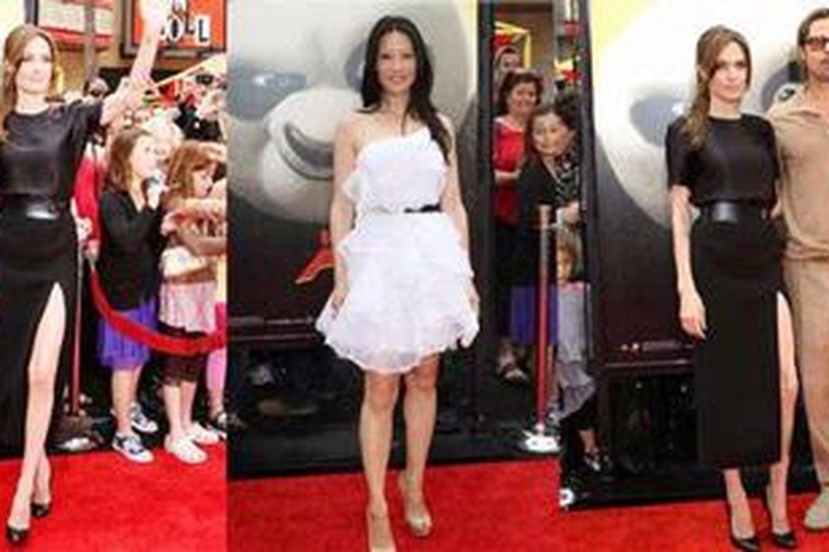 Angelina Jolie, Lucy Liu, Brad Pitt