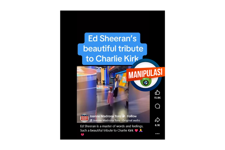 Hoaks, Ed Sheeran buat lagu penghormatan untuk Charlie Kirk