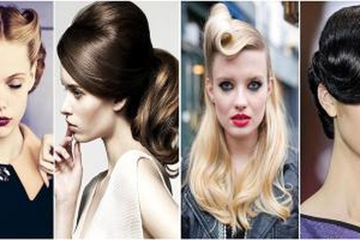 Ragam model gaya rambut retro dari masa ke masa