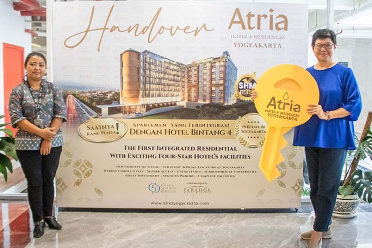 PT Graha Seturan Persada menggelar serah terima unit apartemen dan kondotel Atria Hotel & Residences Yogyakarta. 