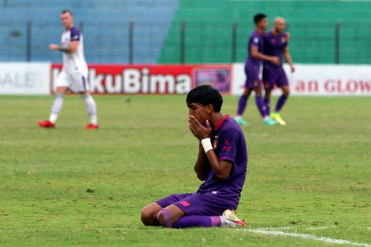 Pemain Persik Kediri Yusuf Meilana bersyukur menang atas Persita Tangerang pada pertandingan pekan ke-15 Liga 1 2021-2022 yang berakhir dengan skor 2-0 di Stadion Sultan Agung Bantul, Jumat (02/12/2021) sore.