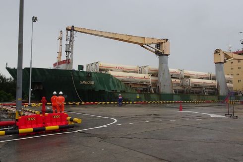 Pertagas Niaga Kirim LNG ke Smelter Nikel di Konawe Gunakan Kapal MV Saviour