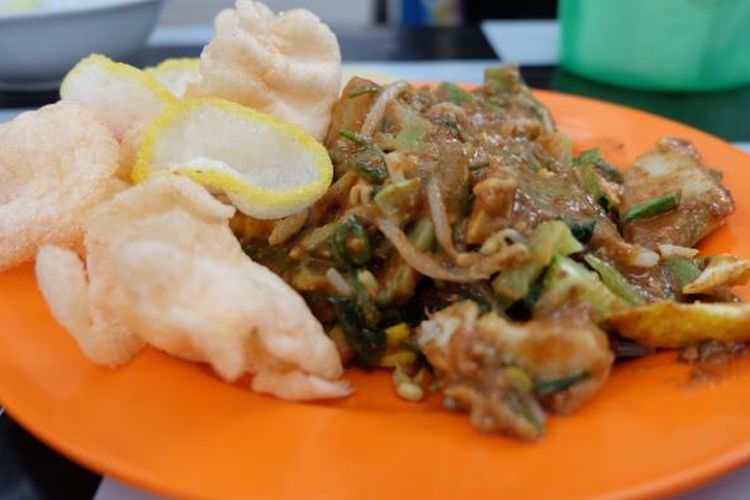 Gado-Gado di jalan Karet Pasar Baru, tepatnya di sebelah Mal Citiwalk, Sudirman, Jakarta.