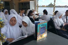 Polda Kalbar Bikin Perpustakaan di Atas Kapal untuk Jangkau Daerah Terpencil