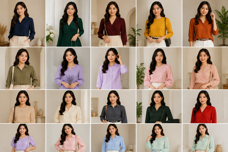 15 Warna yang Cocok untuk Kulit Kuning Langsat agar Terlihat Cerah