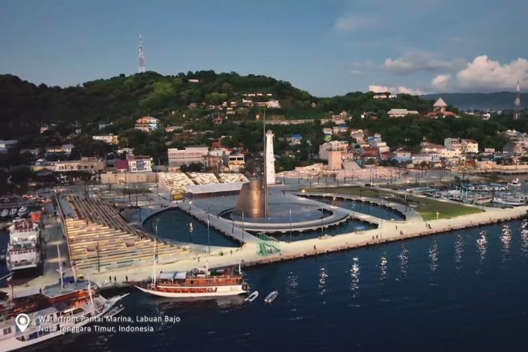 Wajah baru Kawasan Marina Labuan Bajo, NTT.