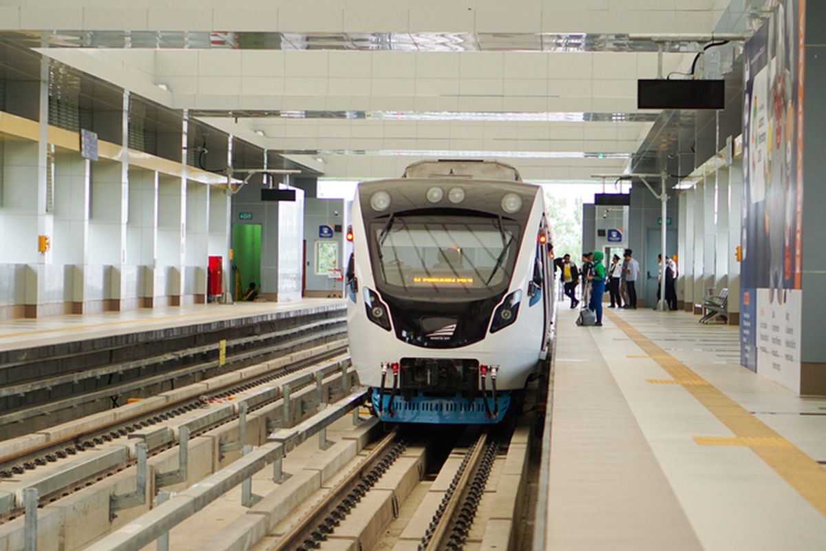Ilustrasi LRT. Pemerintah akan membangun LRT di Bali. 
