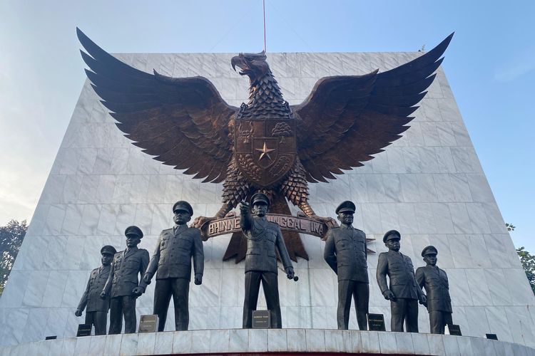 Monumen Pancasila Sakti, Lubang Buaya, Jakarta Timur. 