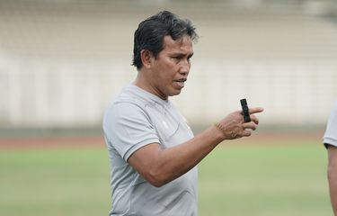 Pelatih timnas U16 Indonesia, Bima Sakti.