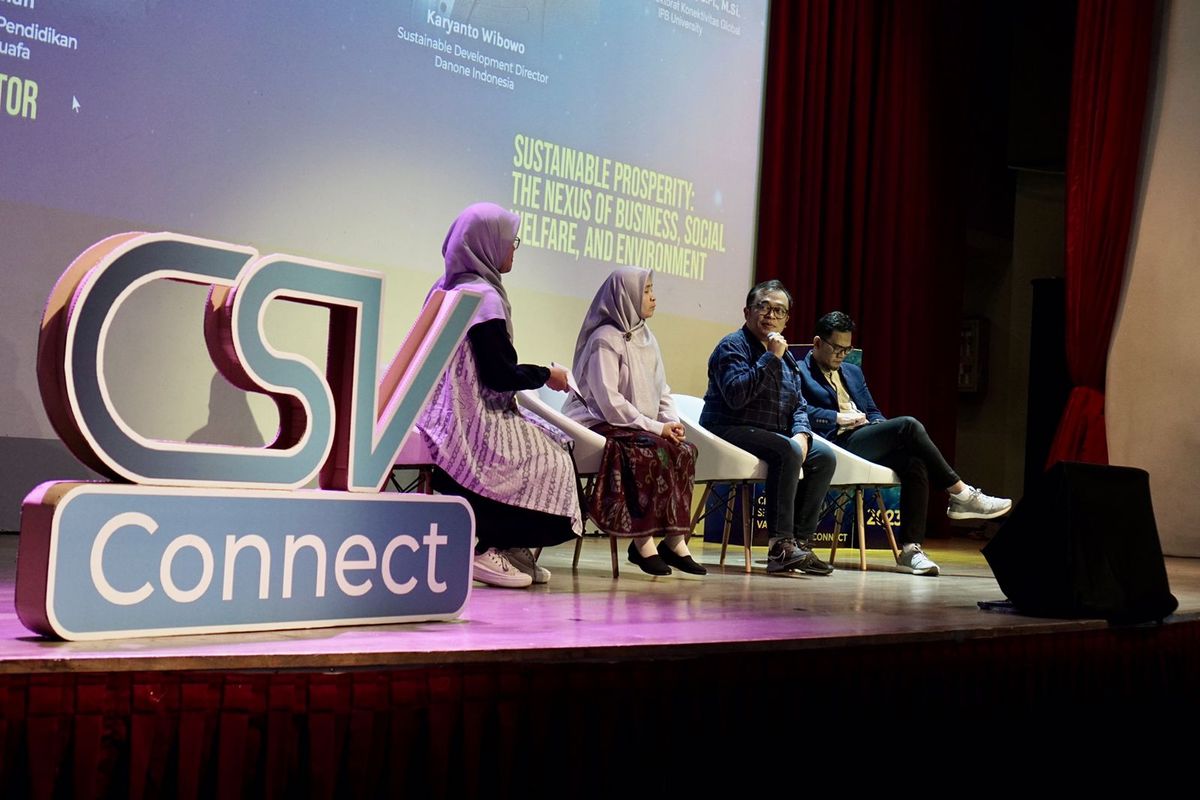 Luaskan KolaborAksi Kebaikan, Dompet Dhuafa hadirkan diskusi Creating Share Value (CSV) Connect bertajuk Towards Business Model with Social Impact in Indonesia yang menghadirkan sejumlah pakar lintas peerusahaan dan lembaga pada 31 Agustus 2023, di Ice Palace Jakarta. Gelaran tersebut berupaya untuk mengoptimalisasi implementasi CSV berkelanjutan yang berdampak bagi masyarakat dan perusahaan.
