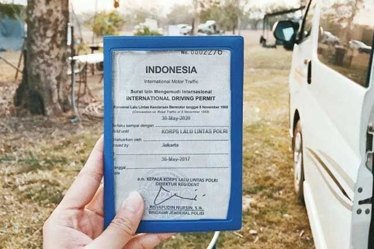 Ilustrasi SIM Internasional.