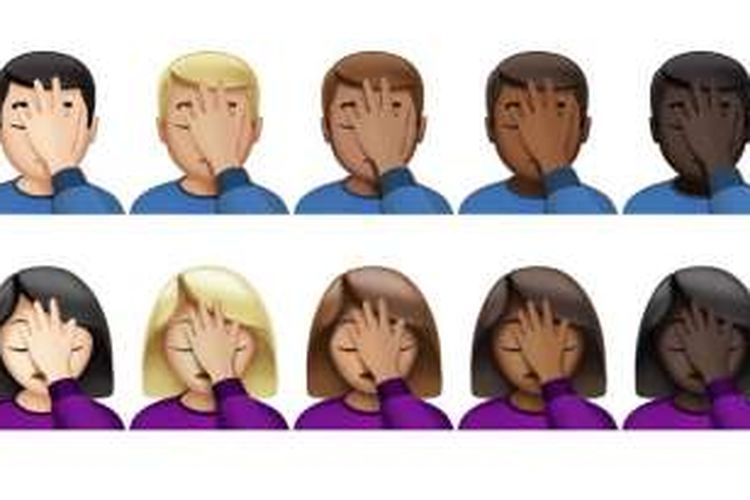 Ada Tepuk Jidat Di Daftar Emoji Ios 10 2