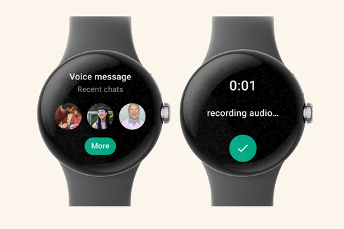 Pengguna Pixel Watch dan Galaxy Watch Bisa Pakai WhatsApp seperti di HP