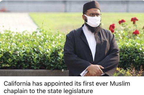 Pria Ini Cetak Sejarah sebagai Imam Muslim Pertama di Badan Legislatif AS