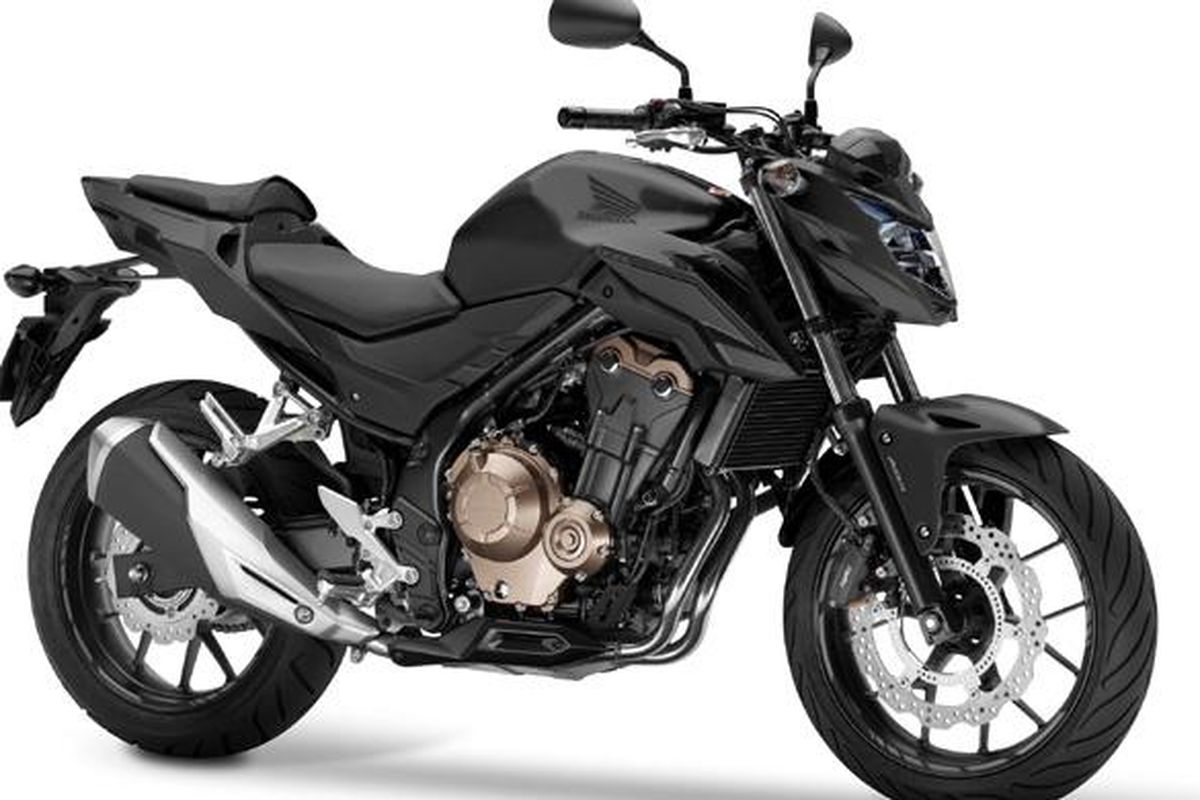 Honda CB500F warna baru, hitam dof.