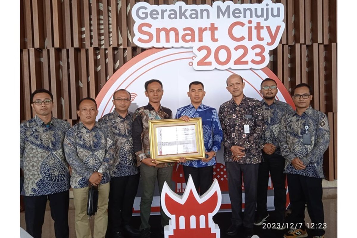 Kabupaten Gunungkidul mendapatkan penghargaan Smart City dari Kemenkominfo.