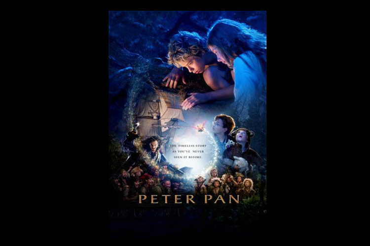 Poster film Peter Pan (2003), yang dapat dinikmati di platform streaming CATCHPLAY+.