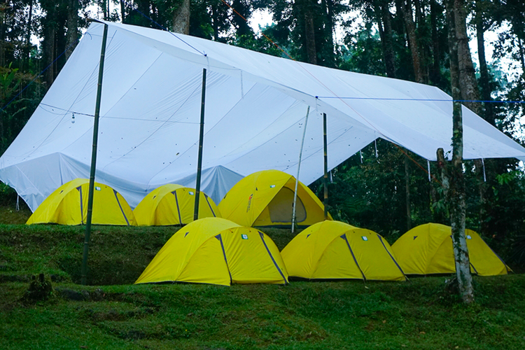 Area camping di Baturraden Adventure Forest, Banyumas
