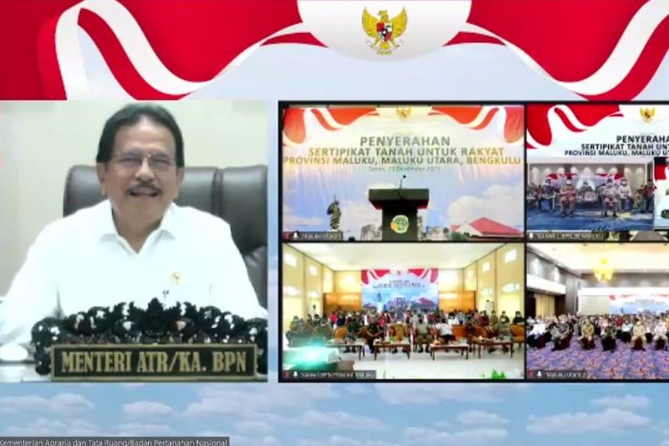 74.004 Sertifikat Tanah Dibagikan di Maluku, Maluku Utara dan Bengkulu