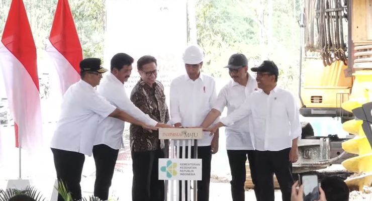 Jokowi Resmi Memulai Pembangunan Rumah Sakit Keempat di IKN