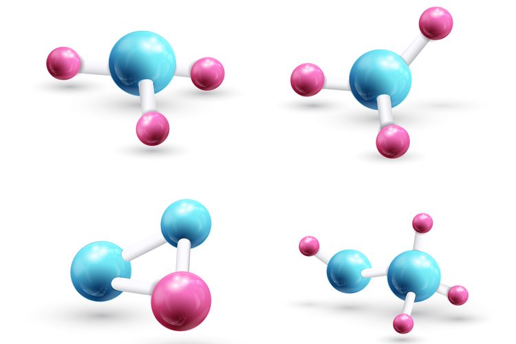 Ilustrasi senyawa organik dan anorganik