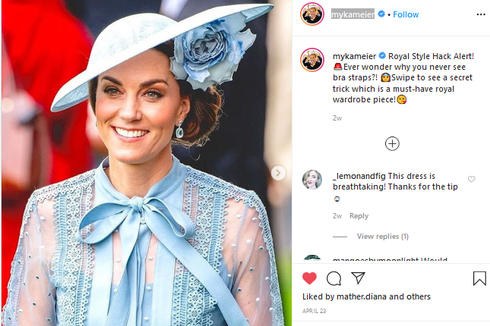 Cara Kate Middleton Sembunyikan Tali Bra di Balik Gaunnya