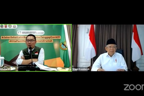 Ditanya Wapres Dampak Karantina Wilayah Cegah Covid-19, Ini Kata Ridwan Kamil