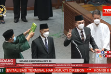 2 Anggota PAW Resmi Dilantik, Pembacaan Sumpah Dipandu Puan Maharani 