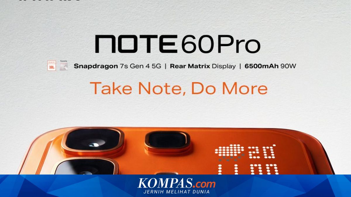 Infinix Note 60 Pro Desain Mirip iPhone 17 Pro Max, Layar 1,5K 144 Hz, Snapdragon 7s Gen 4, dan Baterai 6500 mAh