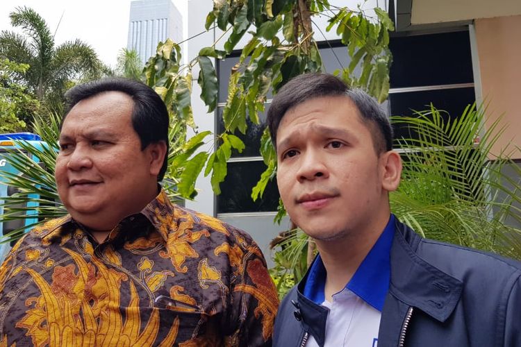 Jordi Onsu dan Minola Sebayang saat dijumpai di Polda Metro Jaya, Jakarta Selatan, Senin (11/11/2019). 