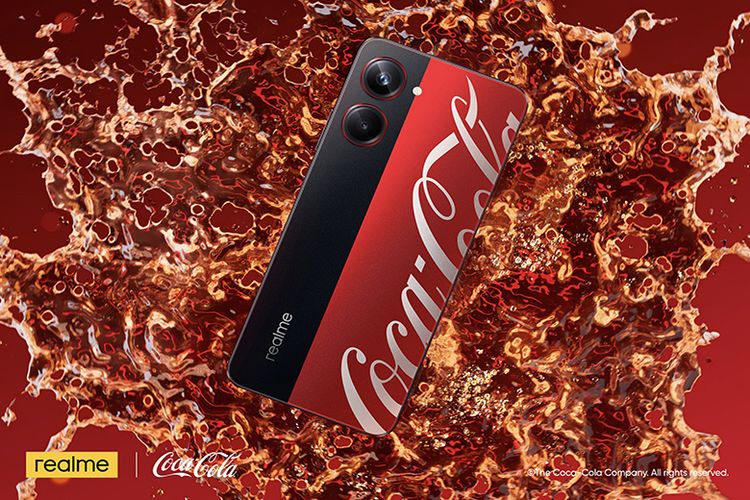 realme 10 Pro 5G Coca-Cola Edition hadir dalam varian 8GB + 8GB RAM dan 256GB ROM dengan harga Rp 4.999.999.