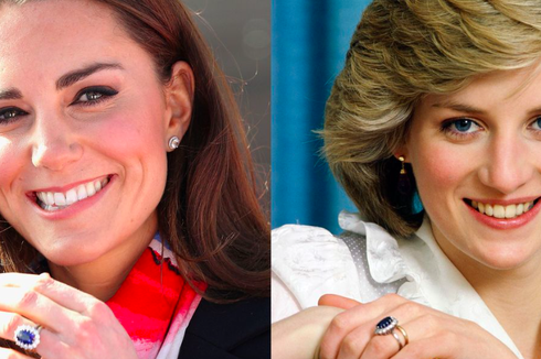 Cerita di Balik Cincin Tunangan Kate Middleton Warisan Putri Diana