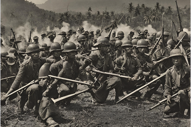 Perang Tondano yang terjadi di Tondano, Sulawesi Utara