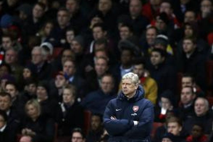 Manajer Arsenal Arsene Wenger.