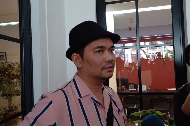 Indra Bekti saat ditemui di The Resonanz Music Studio, Kebayoran Baru, Jakarta Selatan, Selasa (8/8/2023). 