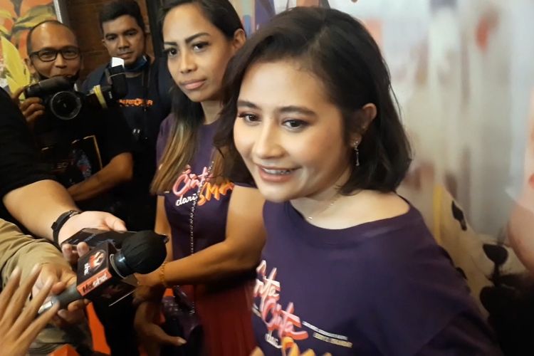 Prilly saat ditemui di CGV Grand Indonesia, kawasan Thamrin, Jakarta Pusat, Senin (6/2/2023).