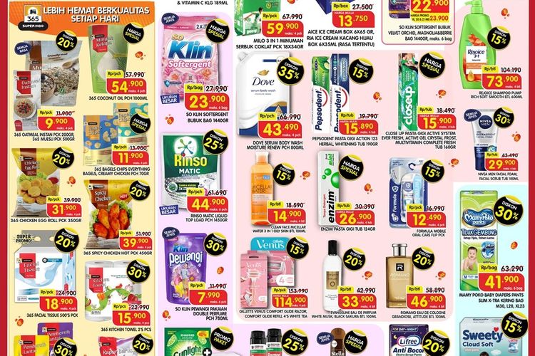 Promo Superindo Hari Ini 3 Juli 2026, Stok Mie Berbagai Merk Diskon 25 Persen