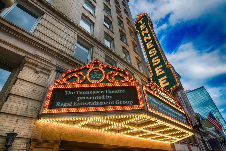 Tennessee Theatre di Knoxville, AS.