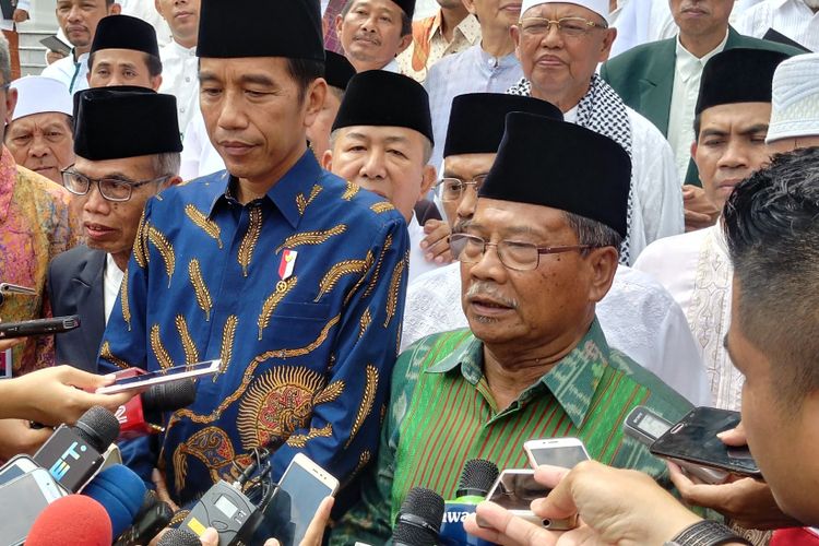 Presiden Joko Widodo, di Istana Kepresidenan, Jakarta, Selasa (3/4/2018). 