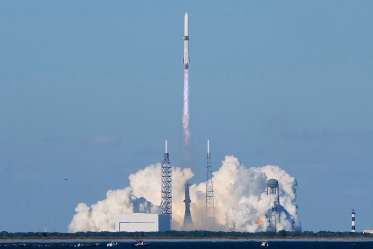Roket New Glenn milik Blue Origin meluncurkan dua pesawat antariksa NASA ke Mars pada Kamis (13/11/2025) waktu Amerika Serikat.