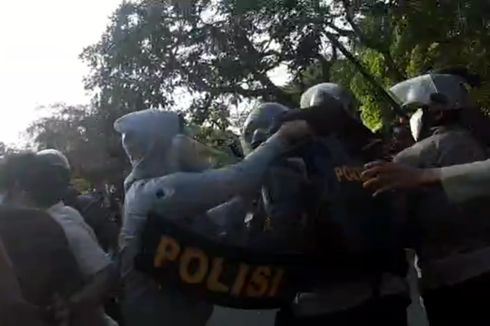 Video Sesama Polisi Diduga Ribut Saat Demo di Jambi, Ini Penjelasan Polda 